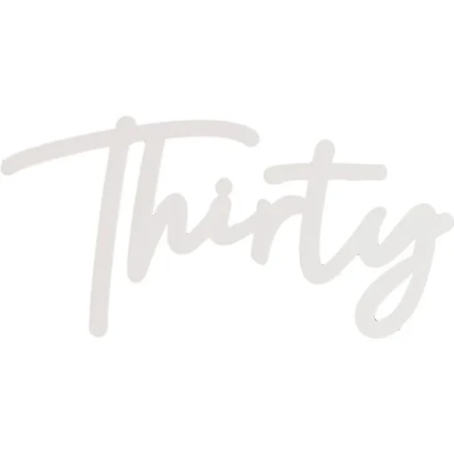 Party Delights 30 White Balloon Arch Sign< Arches & Clouds