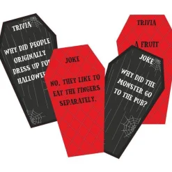 Adult Halloween Joke & Trivia Cards<Party Delights