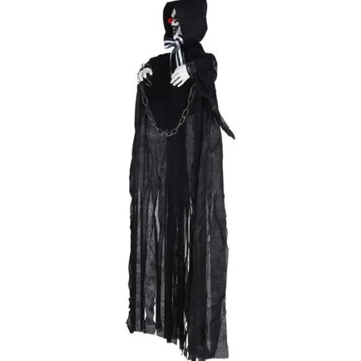 Animated Black Clown In Chains Prop - 1.3M<Party Delights Outlet