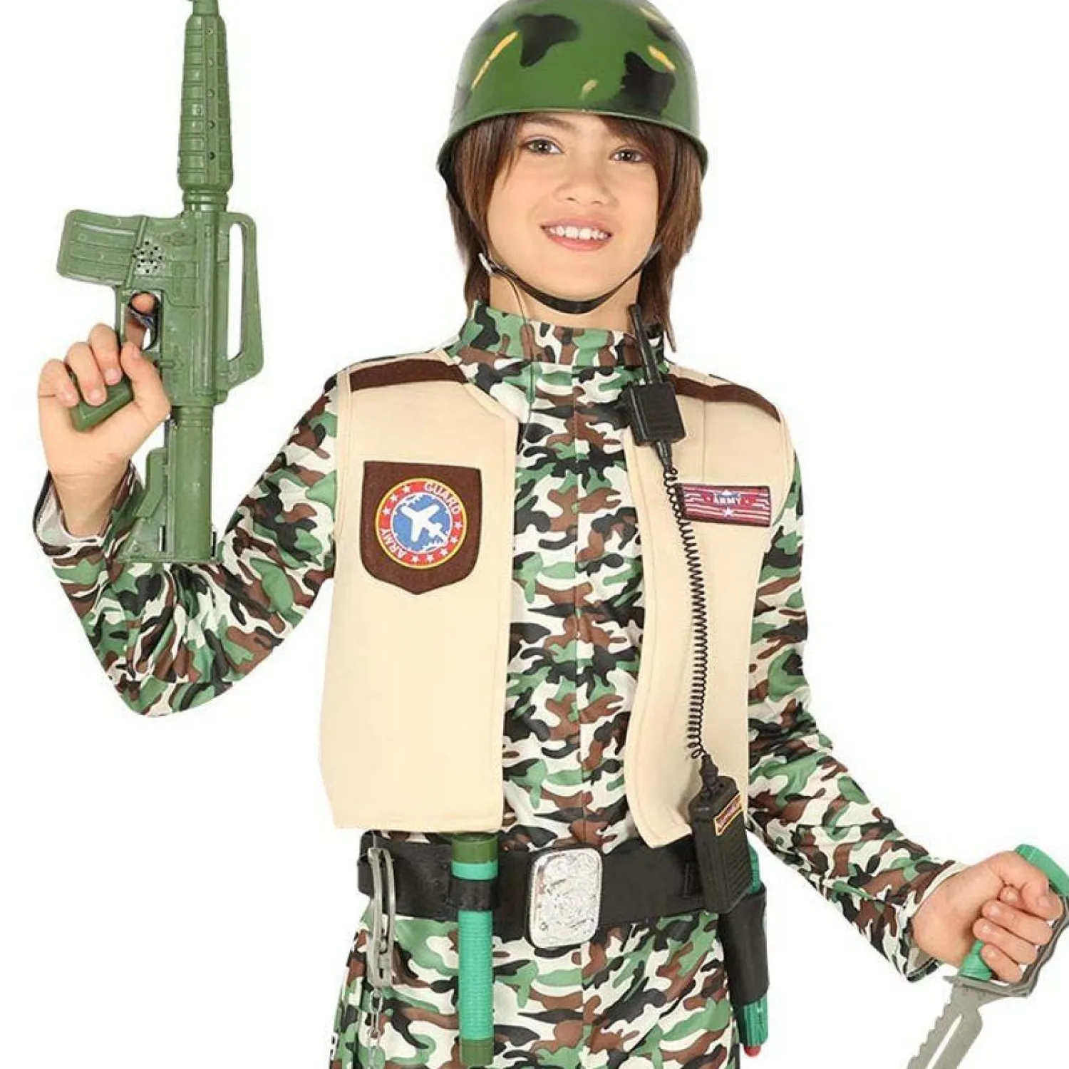 Party Delights Army Accessory Kit - Child< Instant Outfits