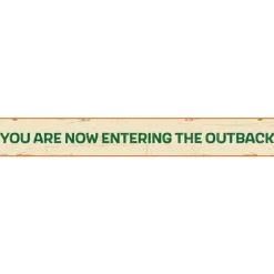 Party Delights Australian Outback Paper Banners - 1M (3Pk)< Banners