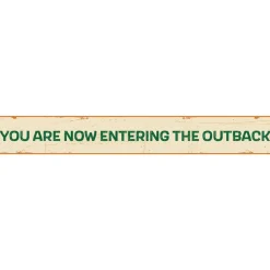 Party Delights Australian Outback Paper Banners - 1M (3Pk)< Banners