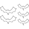 Bats Cake Decorations (5Pk)<Party Delights Hot
