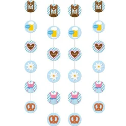 Party Delights Bavarian Hanging String Decorations - 1.3M (4Pk)< Hanging Decorations