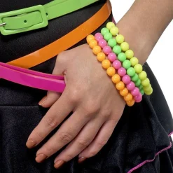 Party Delights Beaded Neon Bracelet< Costume Props
