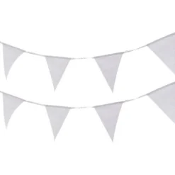 Party Delights Beautiful Botanics White Fabric Bunting - 5M< Bunting