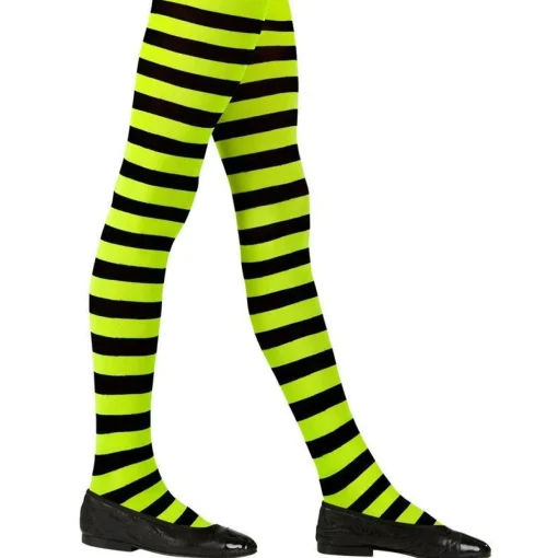 Black & Green Tights 1-3 Yrs<Party Delights