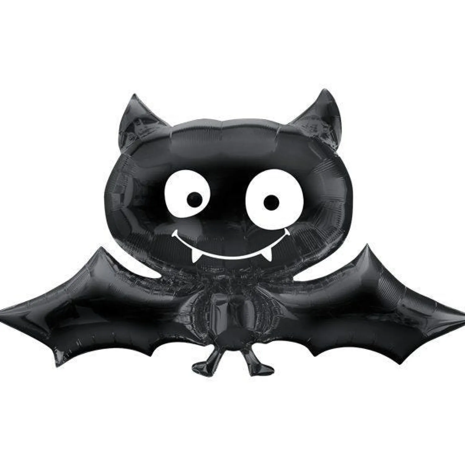 Black Bat Supershape Balloon - 24" X 41" Foil<Party Delights