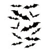 Black Bat Wall Cutouts 3D (12Pk)<Party Delights