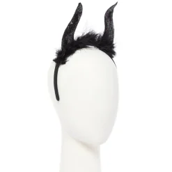 Party Delights Black Glittery Horn Headband< Hats & Headwear