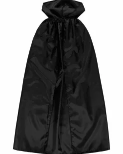 Black Hooded Cape - Child<Party Delights Discount