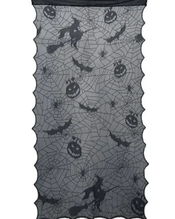 Black Lace Door Cover<Party Delights Best