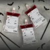 Blood Bag Drinking Pouch (5Pk)<Party Delights Sale