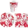 Bloody Handprint Value Party Kit For 8<Party Delights Discount