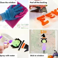 Bloody Happy Halloween Gel Window Cling<Party Delights Hot