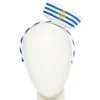Party Delights Blue & White Mini Sailor Hat Headband< Hats & Headwear