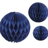 Blue Paper Honeycomb Hanging Decorations (3Pk)<Party Delights Discount