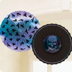 Boneshine Fever Paper Fans (3Pk)<Party Delights Best