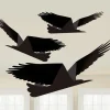 Party Delights Boneshine Fever Paper Raven Strings (3Pk)< Hanging Decorations