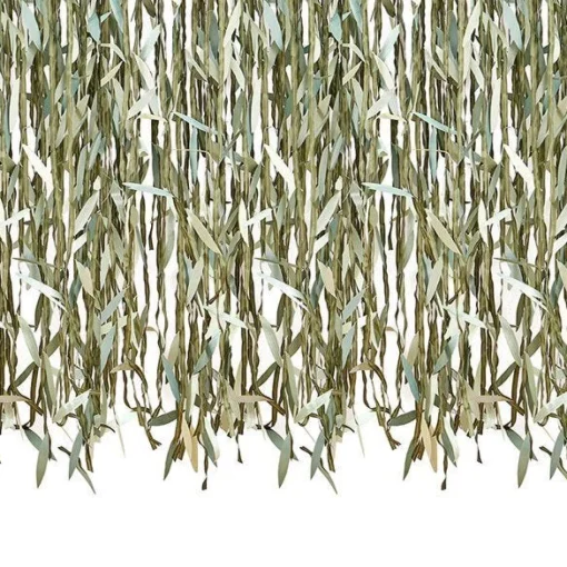 Party Delights Botanical Baby Green Leaf Backdrop< Party Backdrops