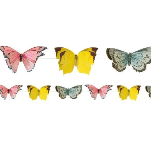 Party Delights Butterflies Bunting - 1 (Truly Fairy)< Bunting