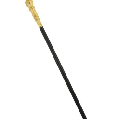 Party Delights Cane With Gold Ball Handle< Costume Props
