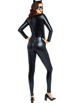 Party Delights Catwoman Jumpsuit - Adult Costume< Catwoman