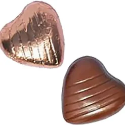 Party Delights Copper Foil Chocolate Hearts X20< Chocolates
