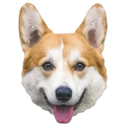 Party Delights Corgi Card Mask< Masks