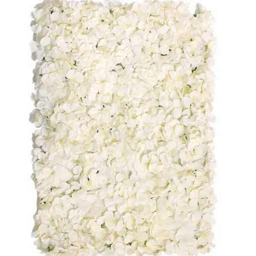 Party Delights Cream Hydrangea Flower Wall - 40 X 60Cm< Flowers & Foliage