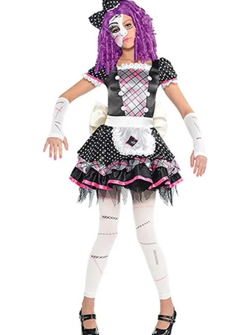 Damaged Doll - Child And Teen Costume<Party Delights Online