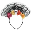 Day Of The Dead Fan Headband<Party Delights New
