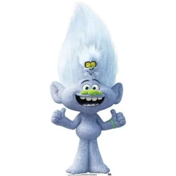 Party Delights Diamond Guy And Tiny Trolls World Tour Cardboard Cutout - 91Cm X 41Cm< Cardboard Cut Outs
