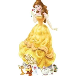 Party Delights Disney Belle Cardboard Cutout - 134Cm X 76Cm< Cardboard Cut Outs