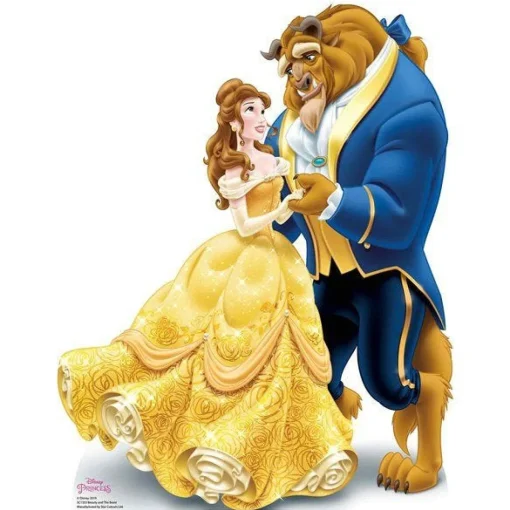Party Delights Disney Princess Belle Beauty & The Beast Cardboard Cutout - 78Cm X 61Cm< Cardboard Cut Outs