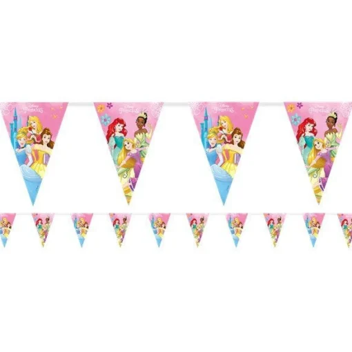 Party Delights Disney Princess Live Your Story Paper Flag Bunting - 2.3M< Bunting