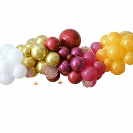 Party Delights Diwali Balloon Arch - 75 Balloons< Arches & Clouds