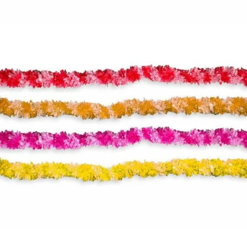 Party Delights Diwali Lei Assorted Colour Garlands (4Pk)< Hanging Decorations