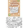 Eco Colour Your Own Christmas Jigsaw<Party Delights Clearance