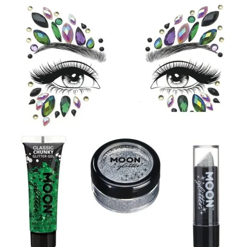 Party Delights Fairy Glitter Face And Body Gem Kit< Face Gems