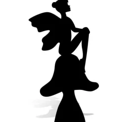 Party Delights Fairy Silhouette Cardboard Cutout - 174Cm X 94Cm< Cardboard Cut Outs