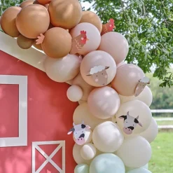 Party Delights Farm Friends Balloon Arch - 70 Balloons< Arches & Clouds