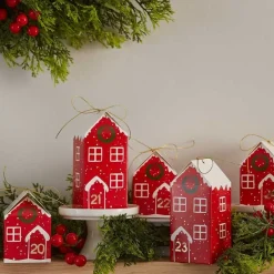 Fill Your Own Festive House Advent Calendar Boxes (24Pk)<Party Delights New