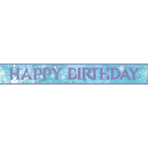 Party Delights Frozen Style Paper Banners - 1M (3Pk)< Banners