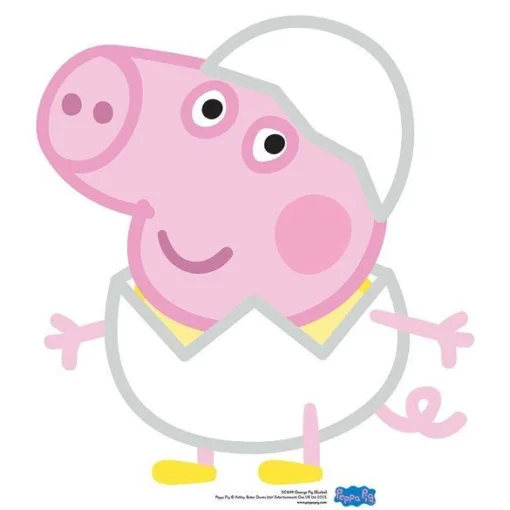Party Delights George Pig Easter Peppa Pig Cardboard Cutout - 60Cm X 54Cm< Cardboard Cut Outs