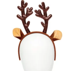 Party Delights Glitter Reindeer Headband< Hats & Headwear
