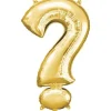 Party Delights Gold ? Balloon - 16" Foil< Letter Balloons