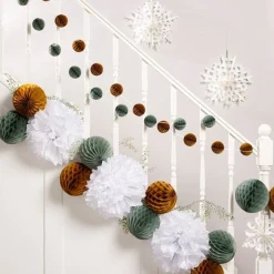 Gold & Silver Christmas Staircase Decorating Kit<Party Delights Hot