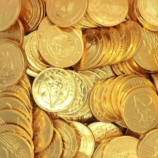 Party Delights Gold Chocolate Coins - 576G< Chocolates