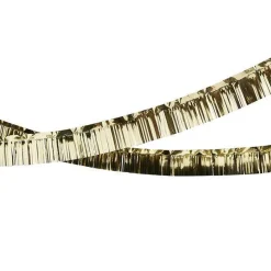 Party Delights Gold Foil Fringed Garland - 5M< Hanging Decorations